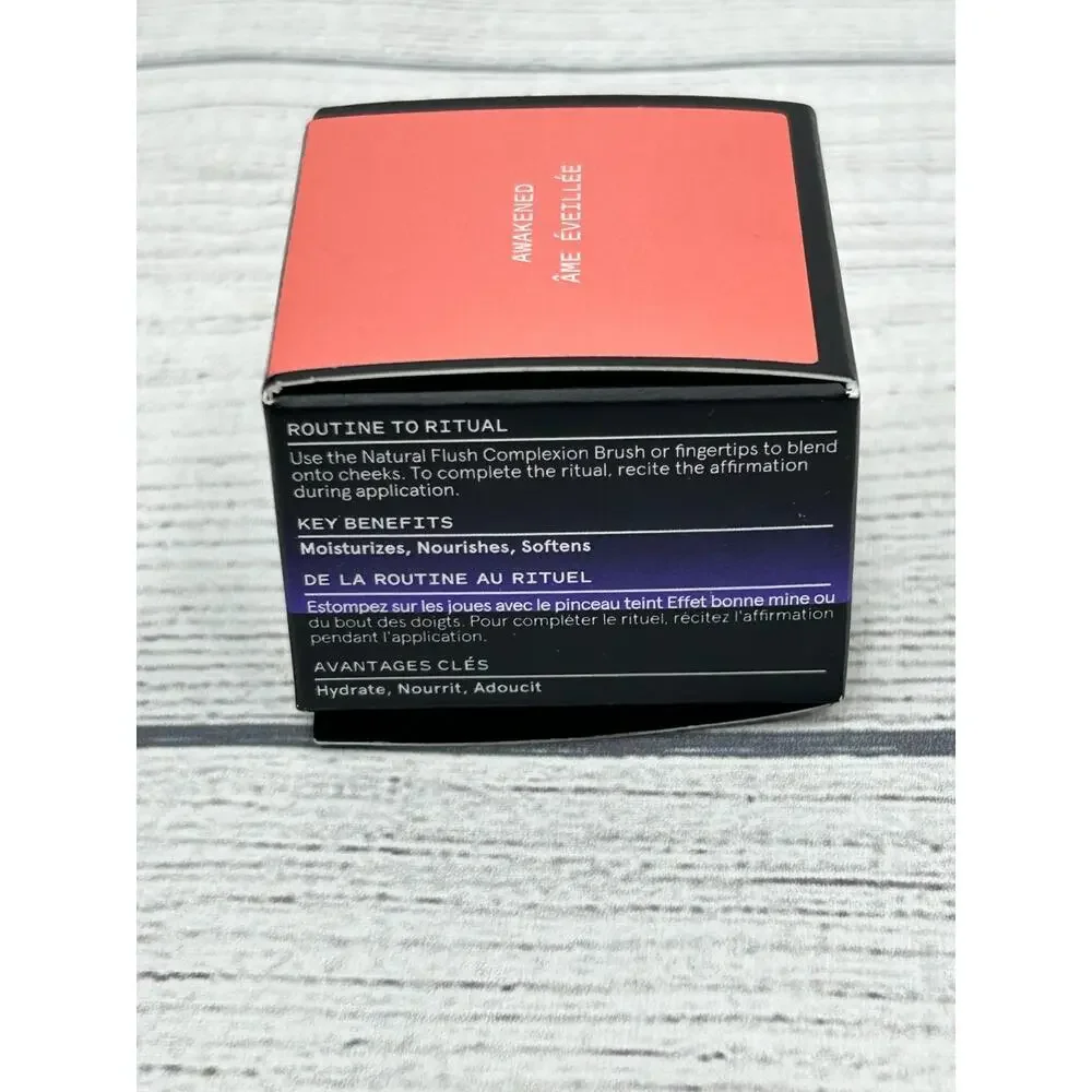 Keys Soulcare Awakened Peachy Pink Sheer Flush‎ Cheek Tint 0.14 oz New